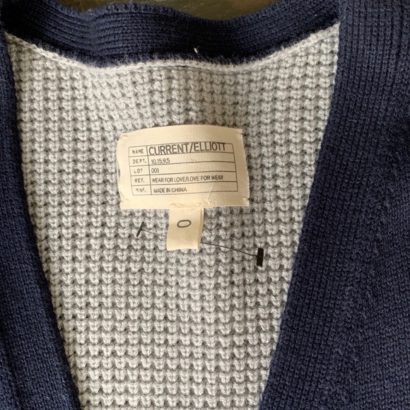 Current/Elliot Color Block Cardigan - Picture 3 of 4